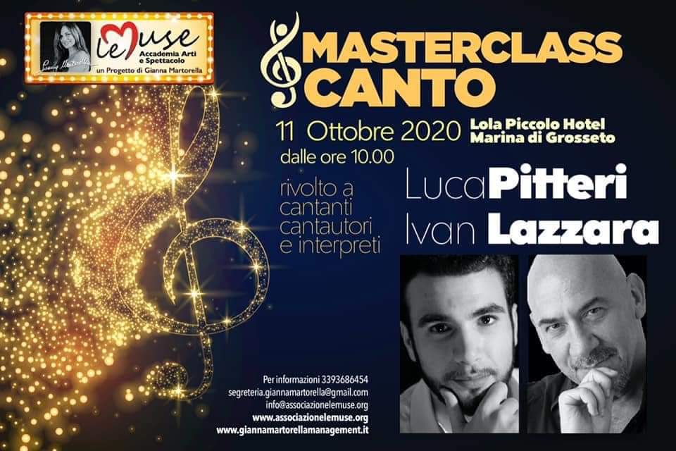 11 ottobre 2020 canto con Luca Pitteri e Ivan Lazzara